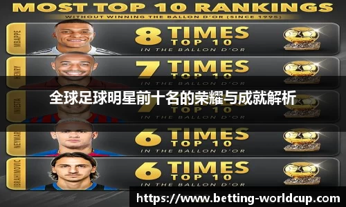 全球足球明星前十名的荣耀与成就解析